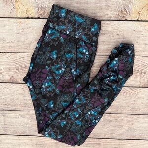 CALIA Kaleidoscope Print Rouched Leggings - XS